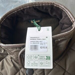 NWT Barbour Powell Quilt Jacket Men M